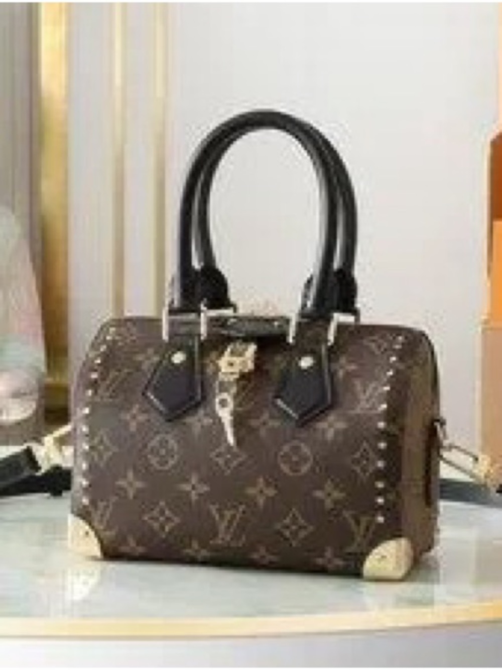 Louis Vuitton Speedy Trunk 20 Handbag